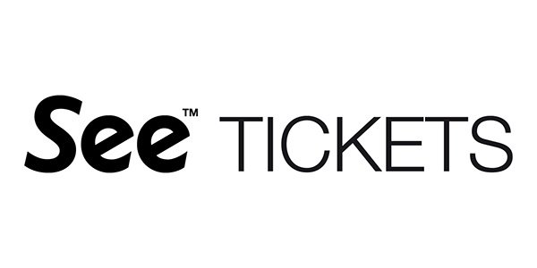 Black logo featuring the text "e TICKET" in a modern font, representing Olivier Awards partners.