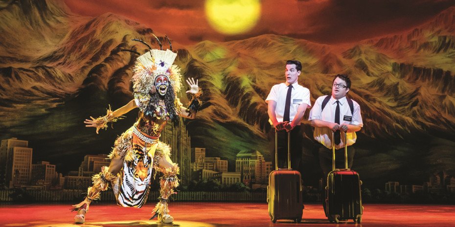 The Book Of Mormon, London, at The Prince of Wales Theatre (Photo: Johan Persson)